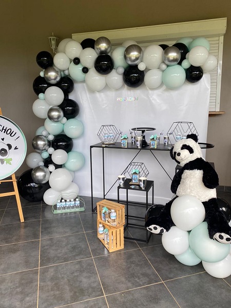 un anniversaire Panda Chou en Martinique.